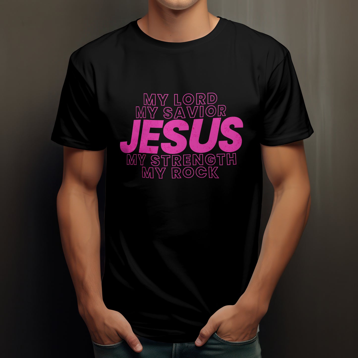 Jesus in pink